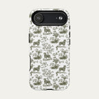 Rottweiler Sage Green Toile phone Case
