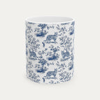 Bengal Cat Blue Toile Mug