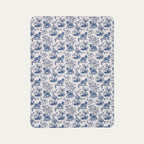 NewFoundLand Toile De Jouy Fleece Blanket