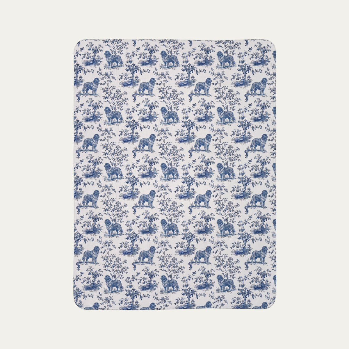 NewFoundLand Toile De Jouy Fleece Blanket