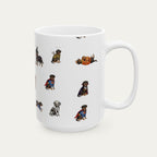 Rottweiler Halloween mug