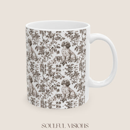 Cocker Spaniel Toile De jouy Mug
