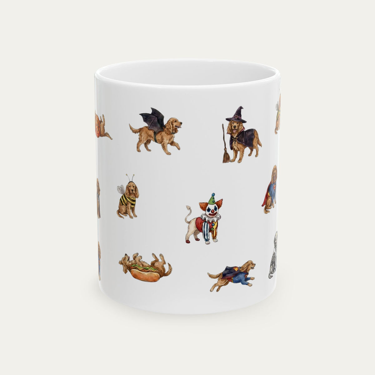 Cocker Spaniel Halloween mug