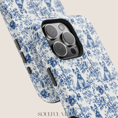 Scottish Terrier Toile De Jouy Magnetic Phone Case