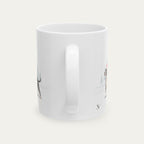 Custom Pitbull Black and White Christmas Santa Hat Mug