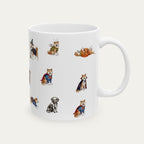 Akita Halloween mug