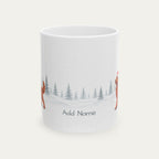 Custom Goldendoodle Red  Christmas Santa Hat Mug