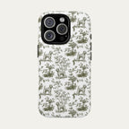 Wheaten Terrier Sage Green Toile phone Case