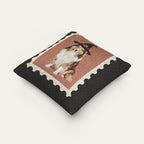Shetland Sheepdog Halloween Woven Pillow