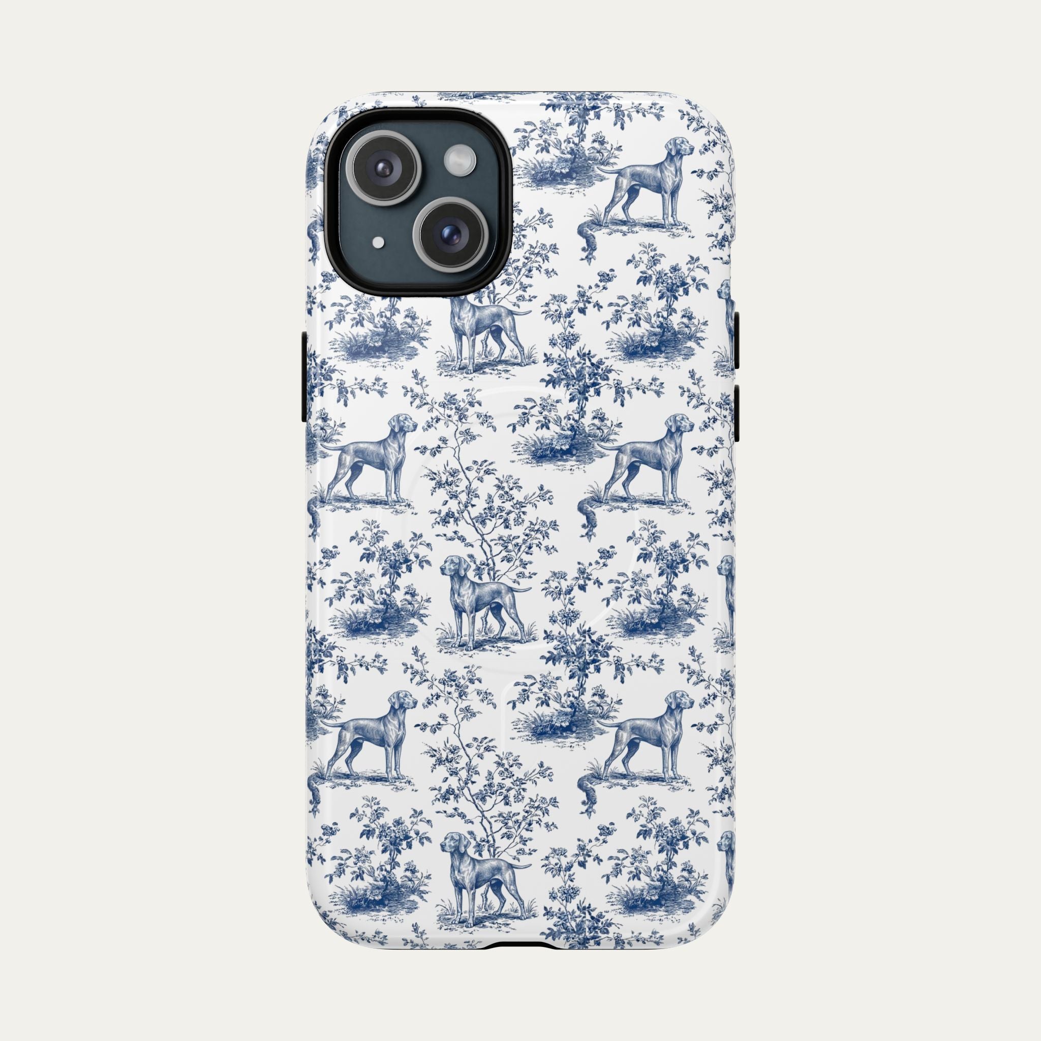 Weimaraner Blue Toile Phone case