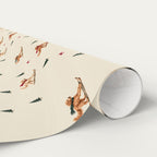 Goldendoodle Christmas Skiing Wrapping Paper