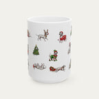 Dalmatian Christmas Mug