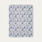 GreyHound Toile De Jouy Fleece Blanket