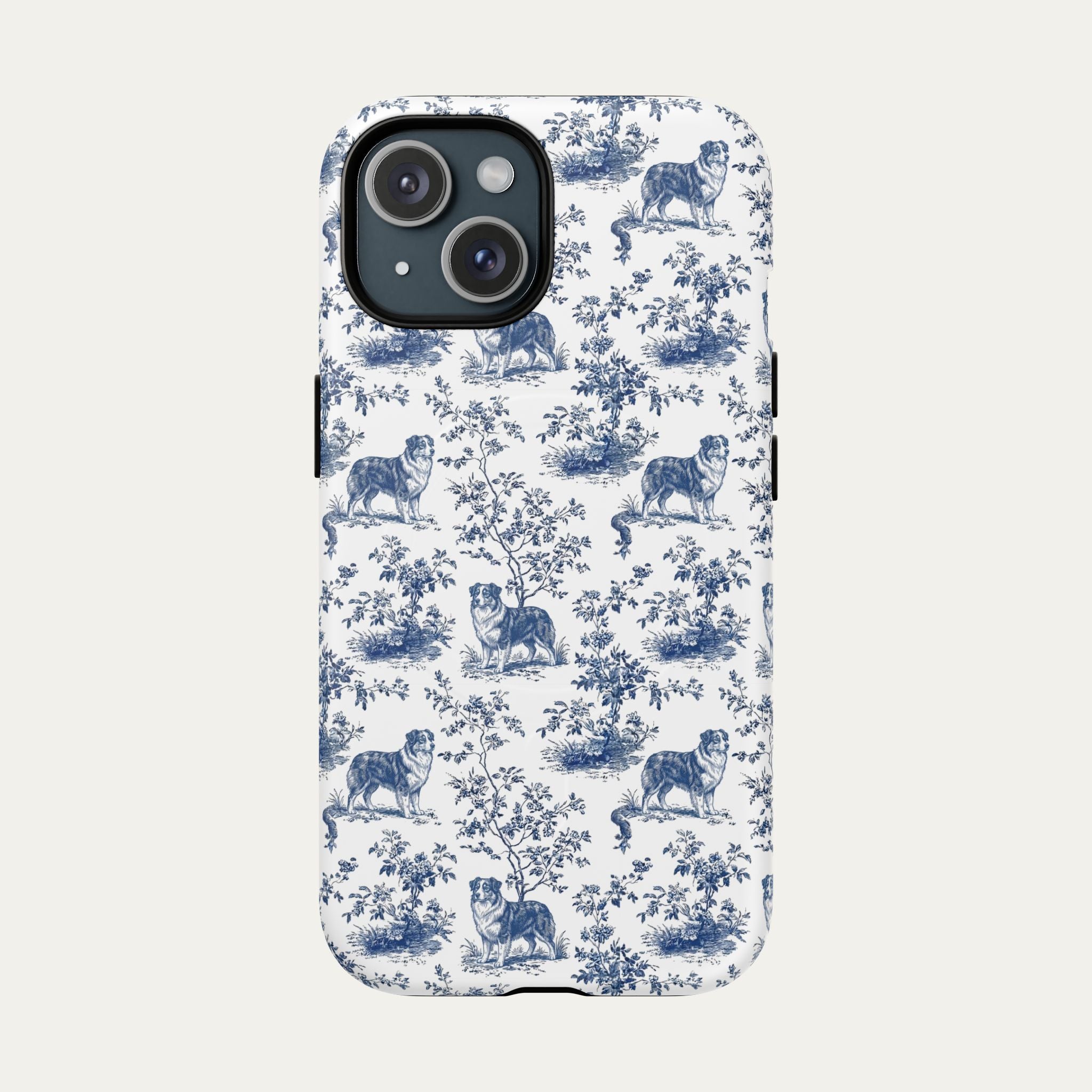 Australian Shepherd Blue Toile Phone case