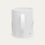 Custom Poodle White Christmas Santa Hat Mug