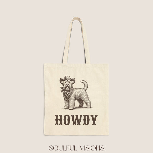 Howdy Wheaten Terrier Tote Bag