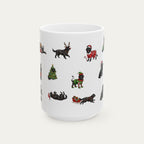 Newfoundland Black Christmas Mug