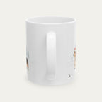 Custom Corgi Tri color Christmas Santa Hat Mug