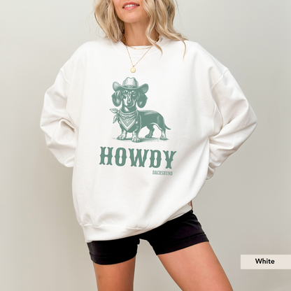 Howdy Dachshund Sweatshirt
