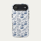 Sphynx Cat Blue Toile Phone case