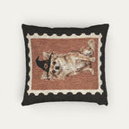 Chihuahua LH fawn Halloween Woven Pillow