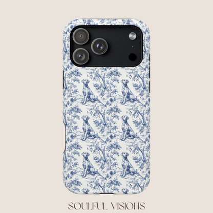 Rhodesian Ridgeback Toile De Jouy Magnetic Phone Case