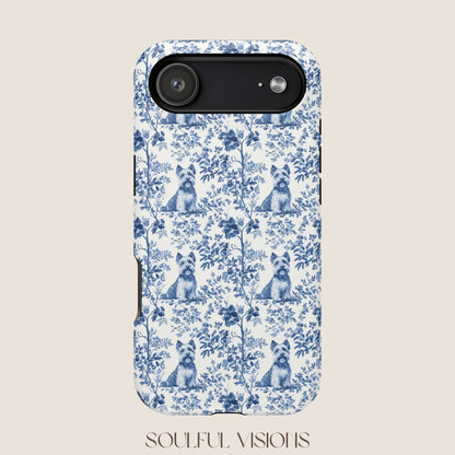 Scottish Terrier Toile De Jouy Magnetic Phone Case