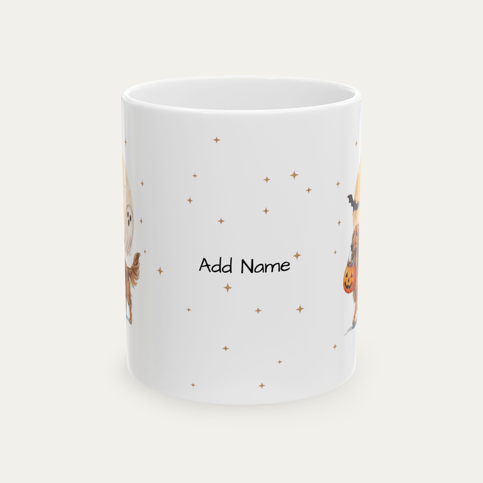 Custom Dachshund LH Brown Halloween mug
