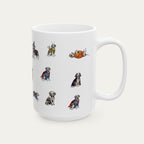 Great Dane Merle Halloween mug