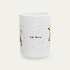 Custom Pitbull brindle Halloween mug