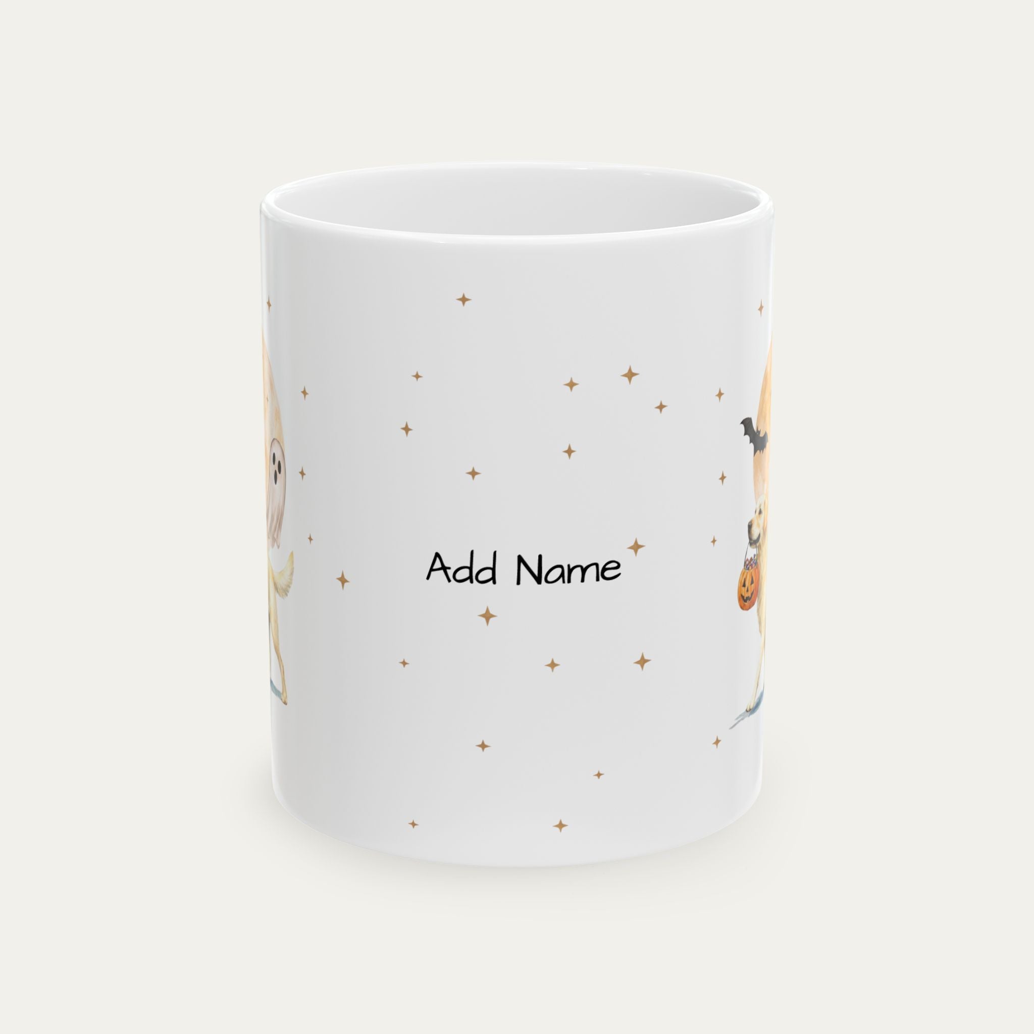 Custom Labrador Cream Halloween mug