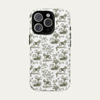 Bloodhound Sage Green Toile phone Case