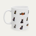 French bulldog Black Halloween mug