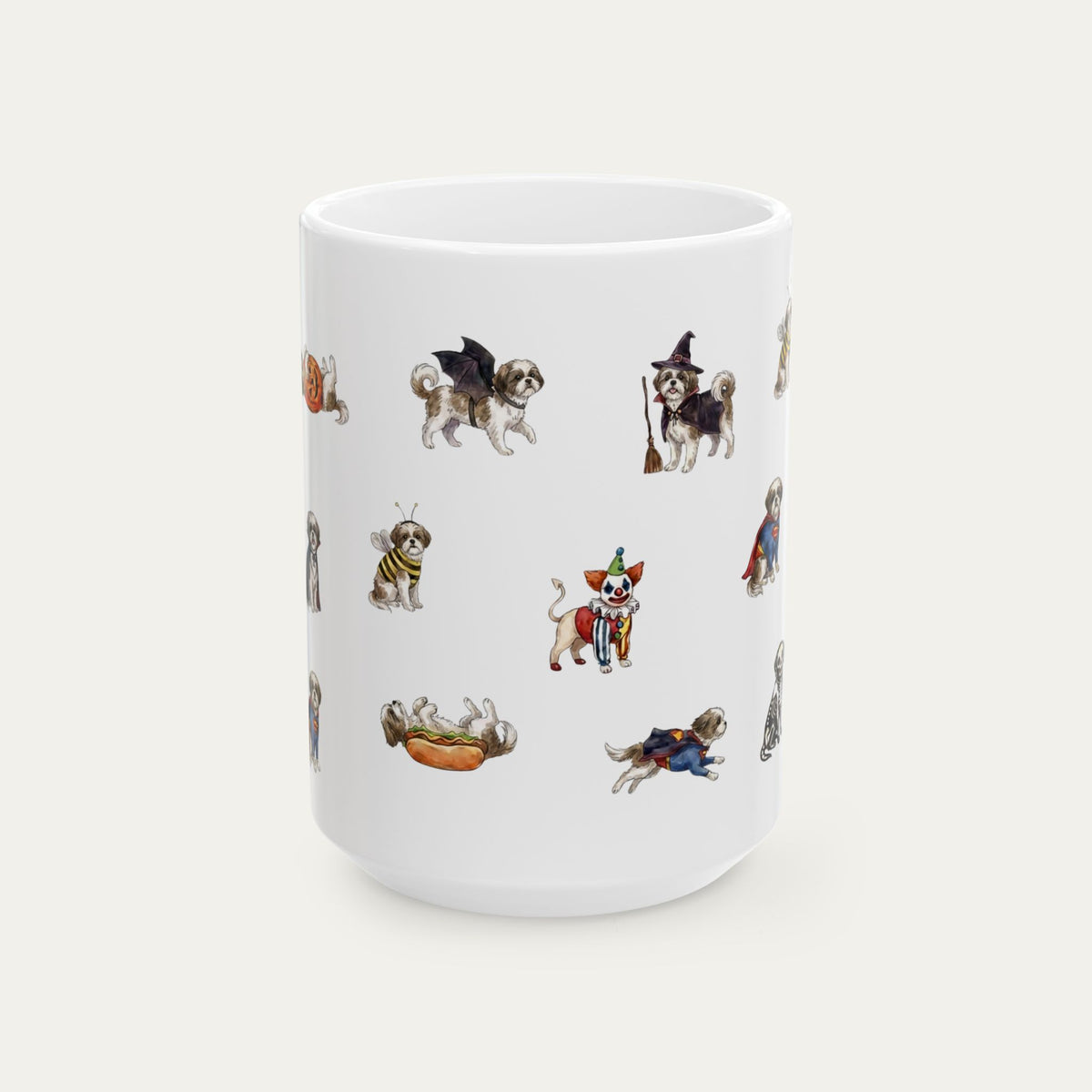 Shih Tzu Halloween mug