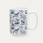 English Springer Spaniel Blue Toile Mug