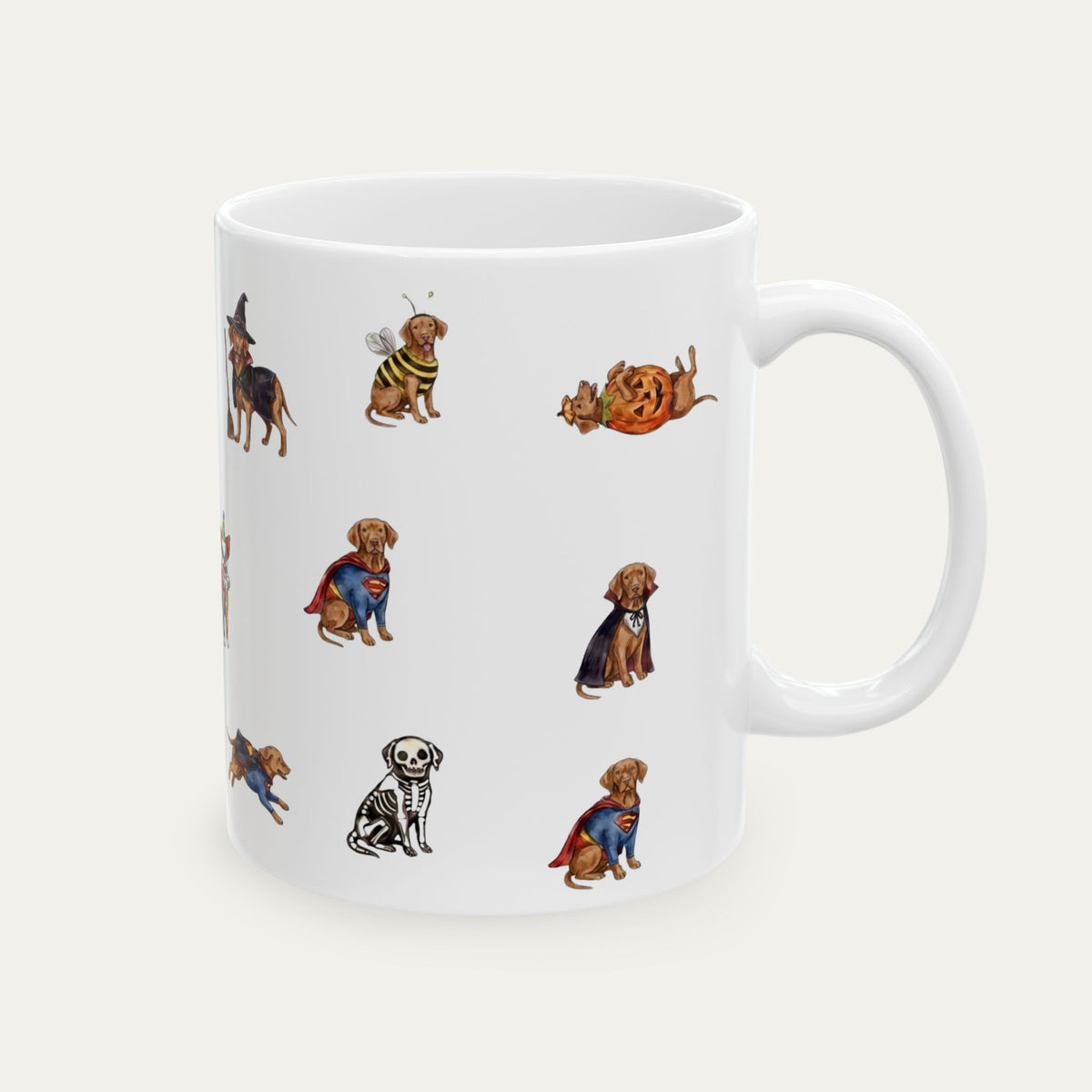 Vizsla Halloween mug