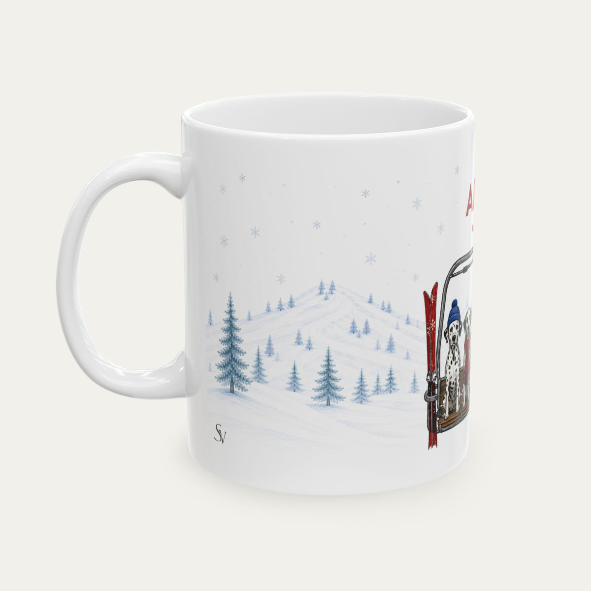 Dalmatian Aprés Ski Mug