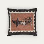 Boxer Brindle  Halloween Woven Pillow