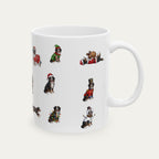 Bernese Mountain Christmas Mug