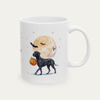 Custom Great Dane Black Halloween mug