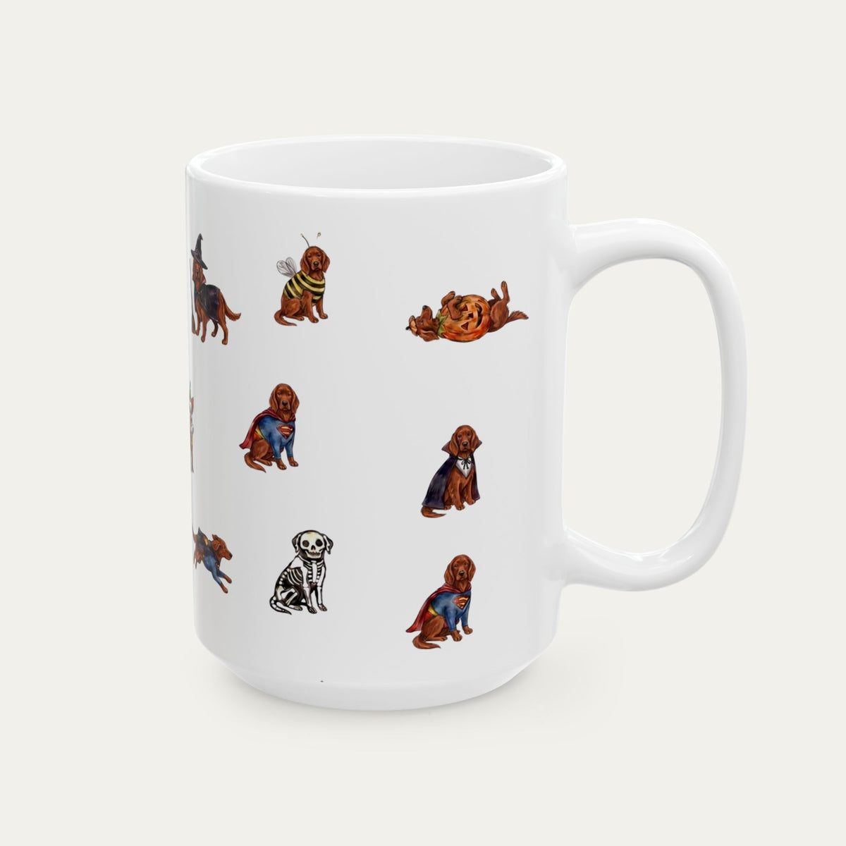 Irish Setter Halloween mug