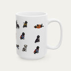 Poodle Black Halloween mug