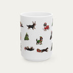 Bernese Mountain Christmas Mug