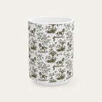 English Springer Spaniel Sage Green Toile Mug