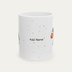 Custom Greyhound Brindle Halloween mug