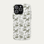 Yorkshire Terrier Sage Green Toile phone Case