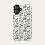 English Springer Spaniel Sage Green Toile phone Case