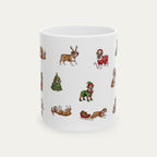 Bulldog Christmas Mug
