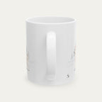 Custom Siberian Husky White Christmas Santa Hat Mug