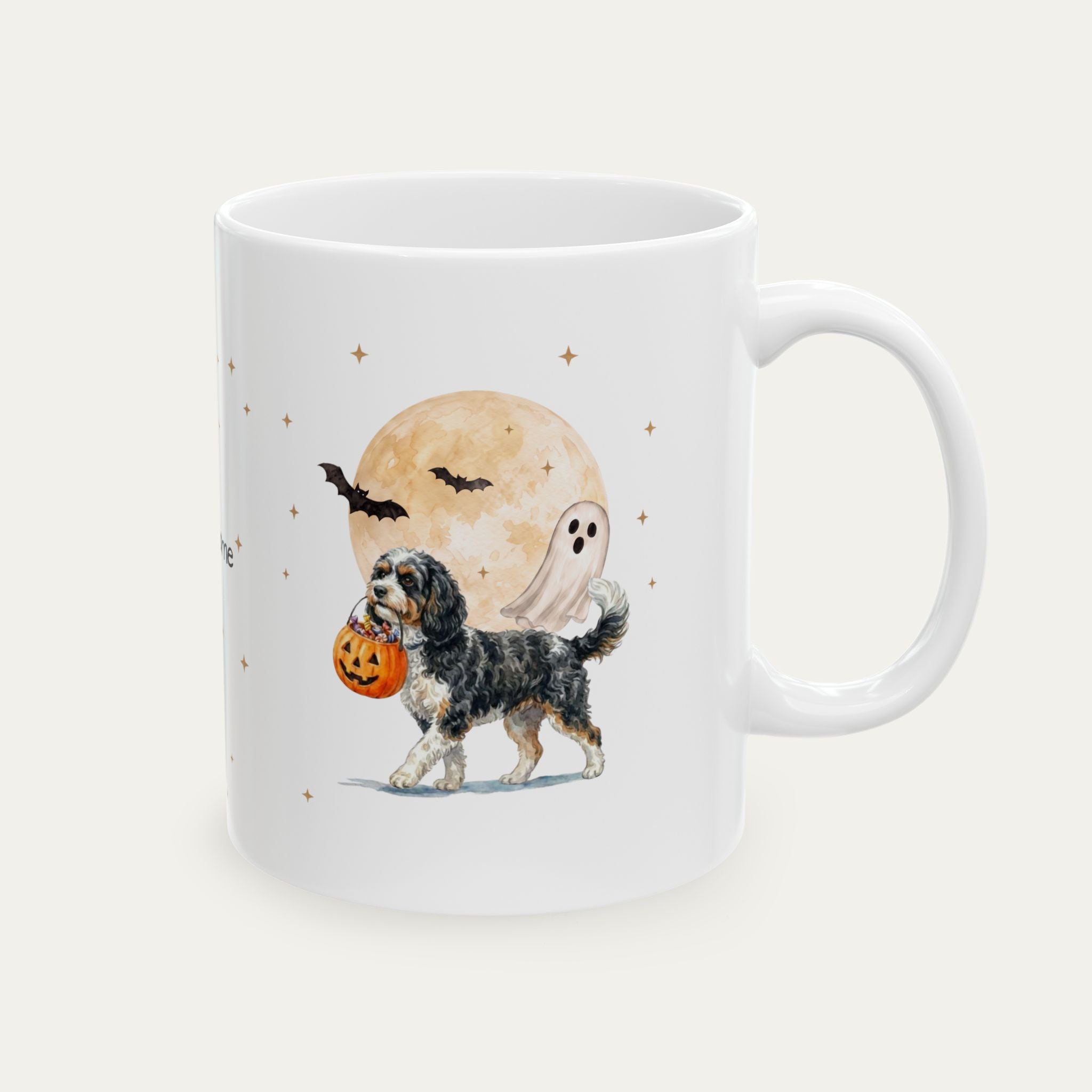 Custom Cavapoo Halloween mug